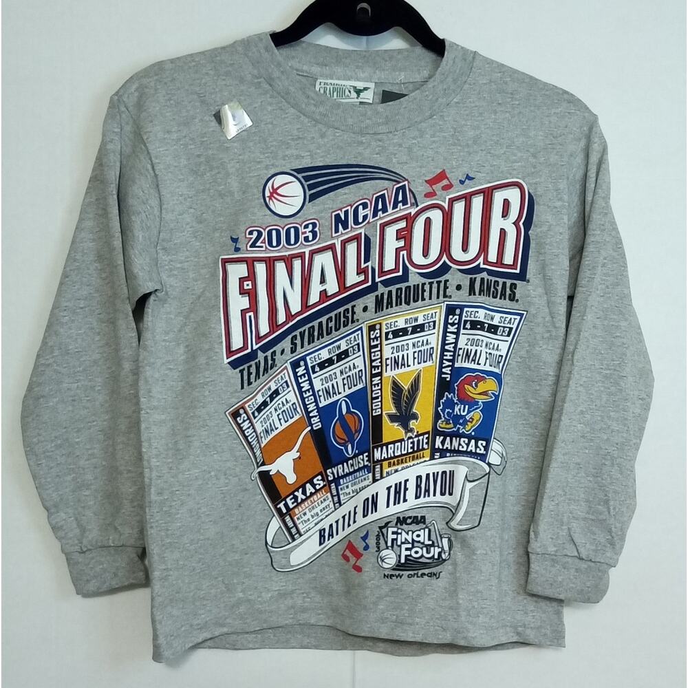 2003 NCAA Final Four Battle of the Bayou LS Shirt Youth M (10-12)